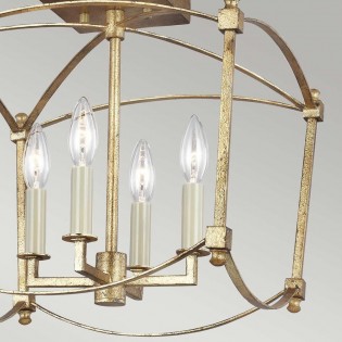 Ceiling Flush Light Thayer (4 lights)