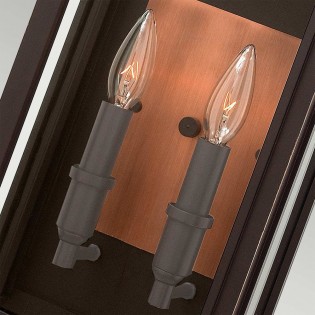 Aplique de pared de exterior Sutcliffe (2 luces)