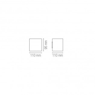 LED Wall Lamp Golf (2x3.5W)