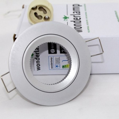 Downlight BASIC fixed aluminium. Wonderlamp