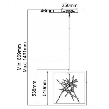 LED Pendant Lamp Styx (48W)