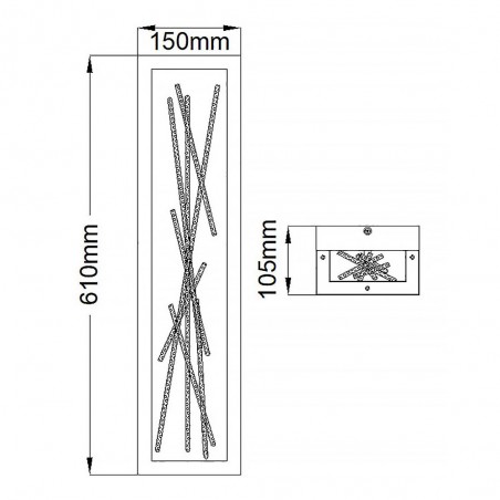 LED Wall Lamp Styx (14W)