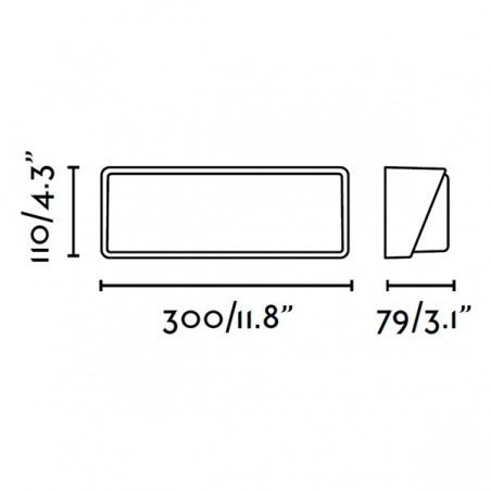 Aplique exterior LED HALF (20W)