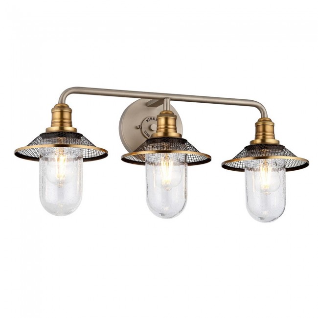 Aplique de pared para baños Rigby (3 luces)