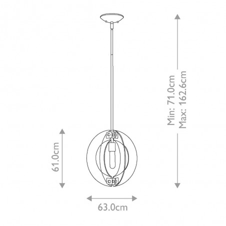 Pendant lamp Solstice