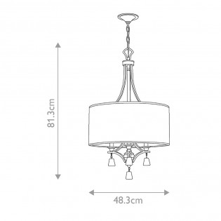 Pendant lamp Mime (3 lights)