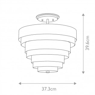 Ceiling Flush Light Echelon (3 lights)