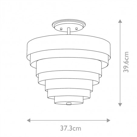 Ceiling Flush Light Echelon (3 lights)