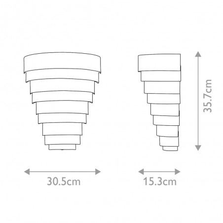 LED Wall Lamp Echelon (12W)