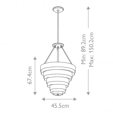 Pendant Lamp Echelon (4 lights)