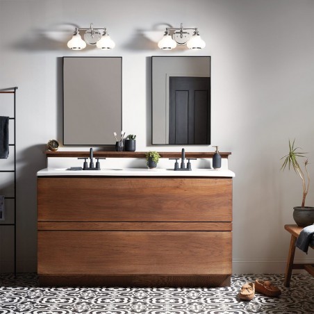 Aplique de pared para baños Ainsley (2 luces)