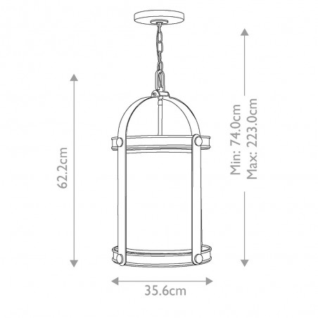 Pendant lamp Holden (4 lights)