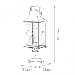 Outdoor Pedestal Lamp Grant