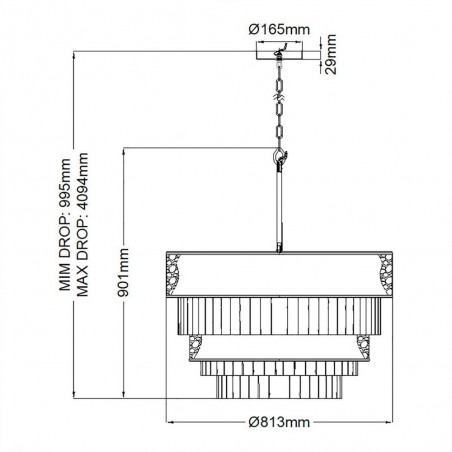Pendant Lamp Reverie (12 lights)