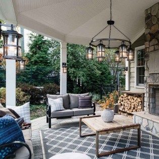 Lámpara colgante Lakehouse (6 luces)