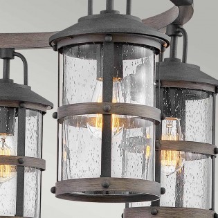 Lámpara colgante Lakehouse (6 luces)
