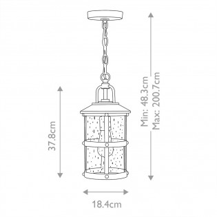 Outdoor Pendant Lamp Lakehouse