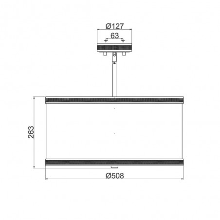 Lámpara de techo Pave (3 luces)