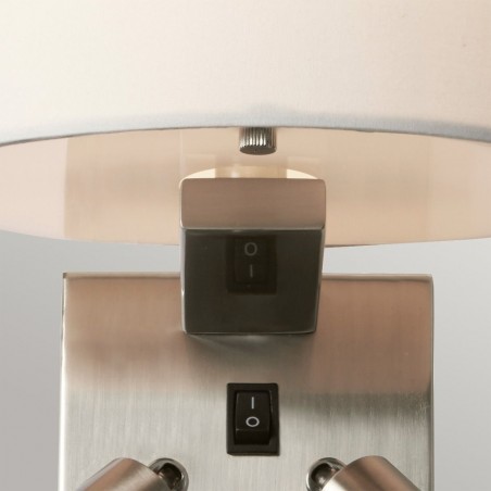 Aplique de pared con lectores LED Belmont (2x1W)