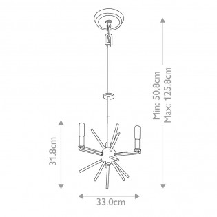 Ceiling lamp Carnegie (3 lights)