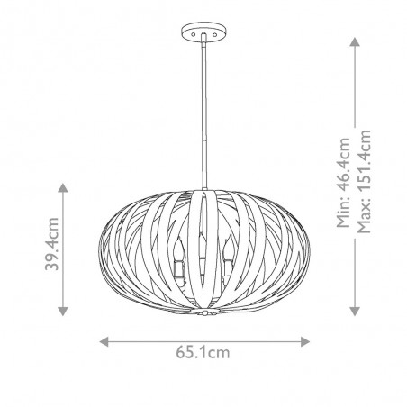 Pendant lamp Woodstock