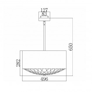 Ceiling lamp Botanic
