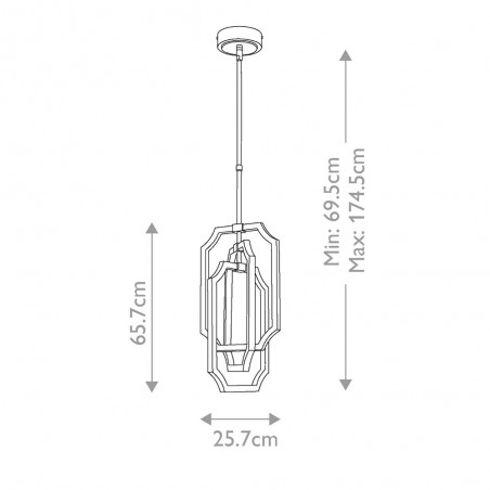 Pendant lamp LED Audrie (6x3.5W)