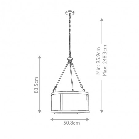 Pendant lamp Bluffton