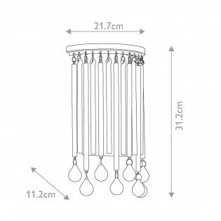 Wall lamp Piper