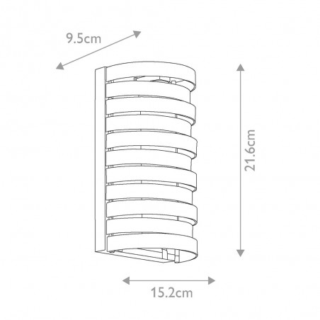 Aplique de pared Roswell