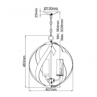Pendant Lamp Blacksmith (3 lights)