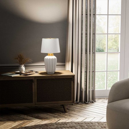 Table Lamp Bexley White