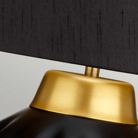 Lámpara de mesa Bexley Negra