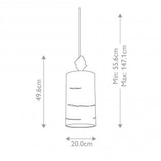 Pendant lamp Fragment S