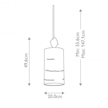 Pendant lamp Fragment S