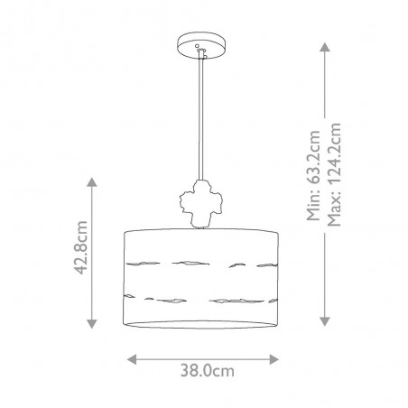 Pendant lamp Fragment L