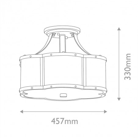 Ceiling Flush Light Chance M