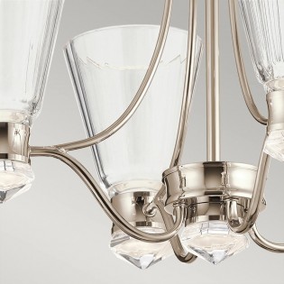 Lámpara de araña LED Kayva (4x6W)