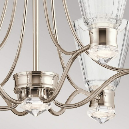 Lámpara de araña LED Kayva (6x6W)
