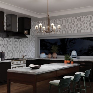 Chandelier Kimrose (6 lights)