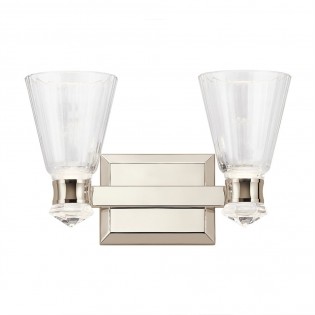Aplique de pared LED para baños Kayva (2x6W)