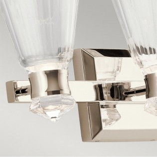 Aplique de pared LED para baños Kayva (3x6W)