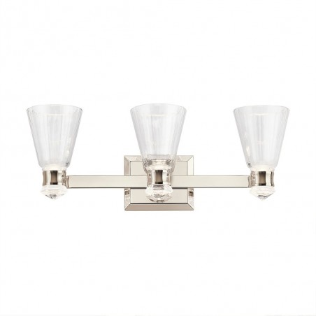Aplique de pared LED para baños Kayva (3x6W)