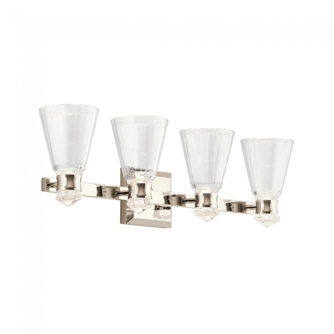 Aplique de pared LED para baños Kayva (4x5.5W)