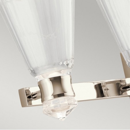 Aplique de pared LED para baños Kayva (4x5.5W)