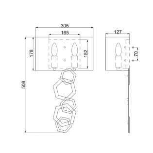 Wall lamp Moxie