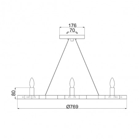 Pendant lamp Moxie II (6 lights)