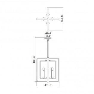 Ceiling lamp Quentin B (4 lights)