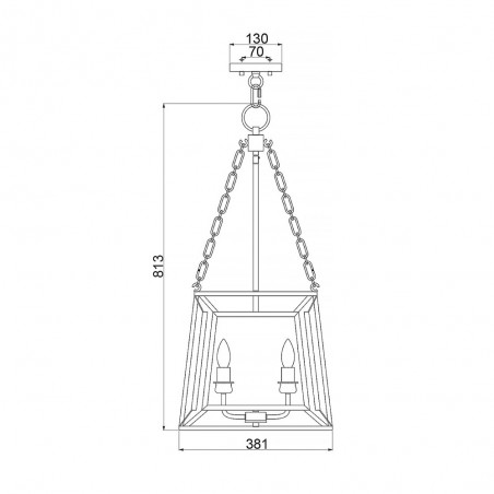Ceiling lamp Lakeside A (4 lights)