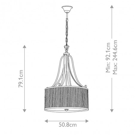 Ceiling lamp Abbey